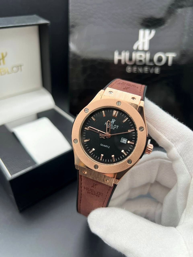 Hublot Наручные часы металлические с датой Премиум #1