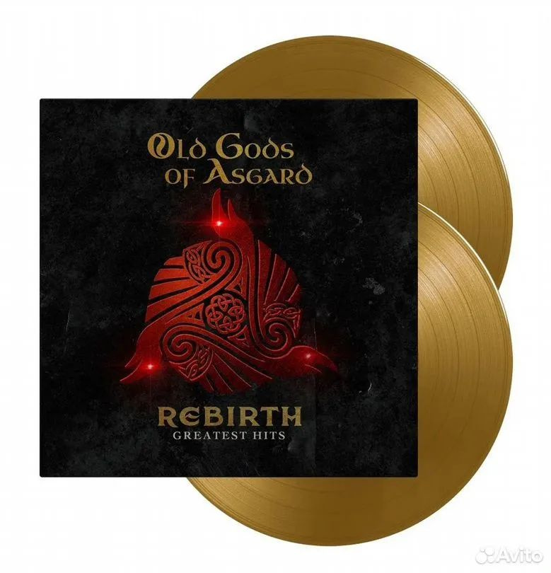 Золотой винил Old Gods Of Asgard - Rebirth 2 LP (Limited Edition) Poets Of The Fall, Control, Alan Wake. #1