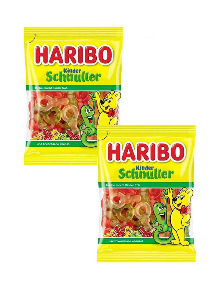 Мармелад Haribo Kinder Schnuller Детская соска, 175 гр х 2 шт #1