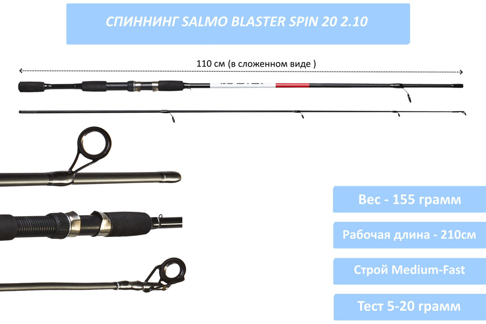 Спиннинг Salmo Blaster SPIN 20 2.10 #1