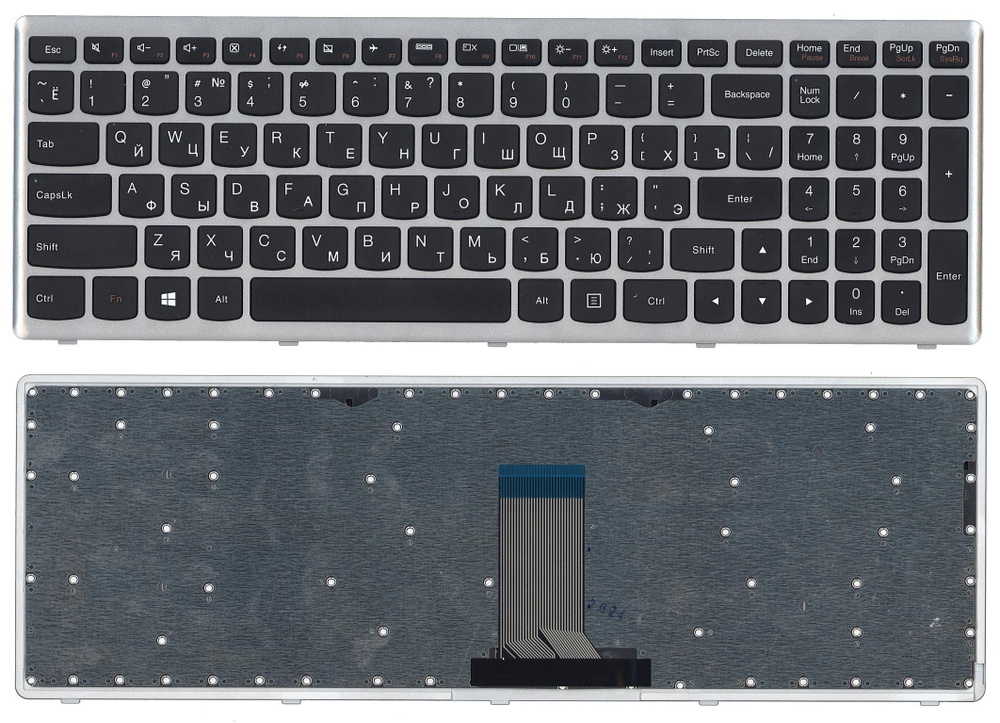 Клавиатура для ноутбука Lenovo U510 Z710 p/n: 25-205530, T6A1-RU, 9Z.N8RSC.C0R TopOn  #1
