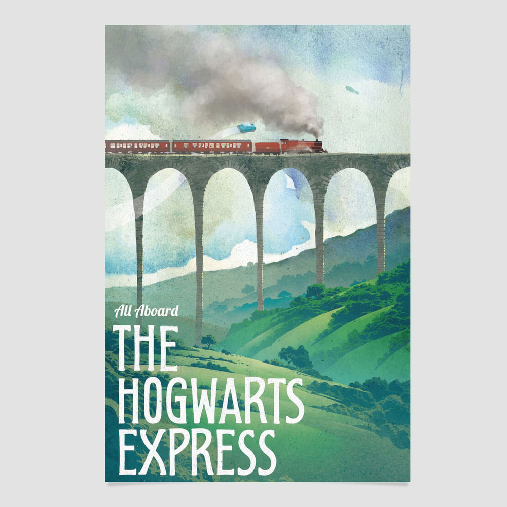 Постер (плакат) по фильму Гарри Поттер Хогвартс Экспресс (The Hogwarts Express) 50x70 см. от Poster4me #1