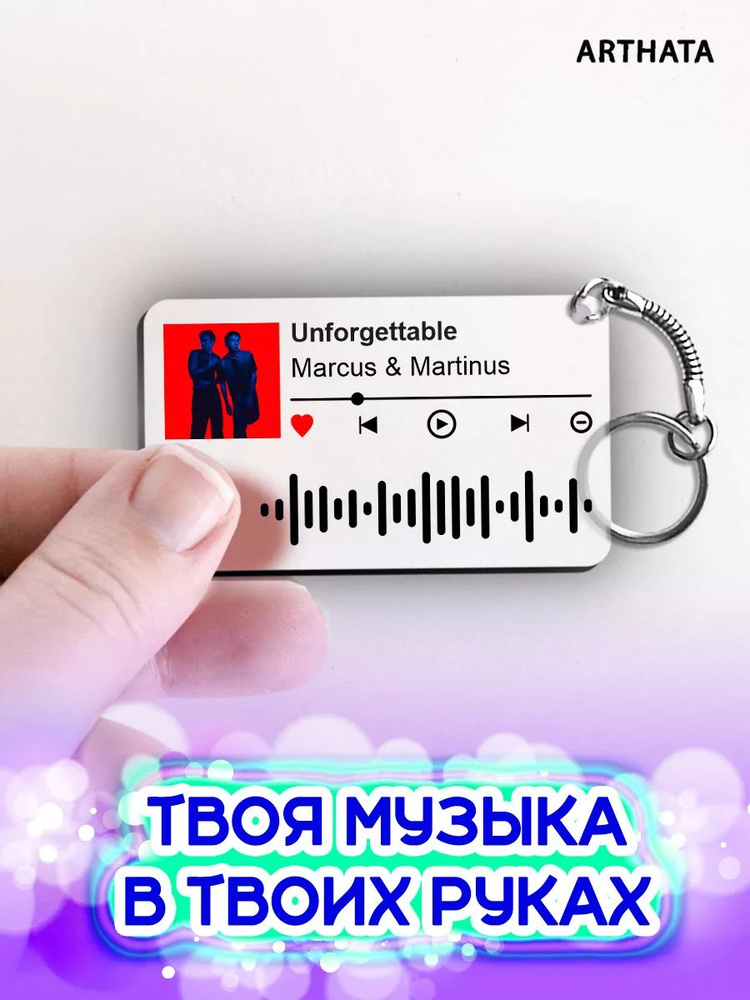 Брелок спотифай Marcus and Martinus - Unforgettable #1