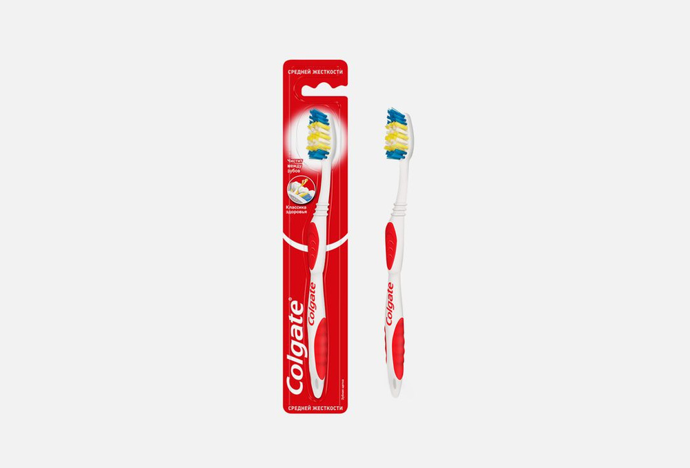 Зубная щетка средней жесткости Colgate Классика Здоровья, 1 мл  #1