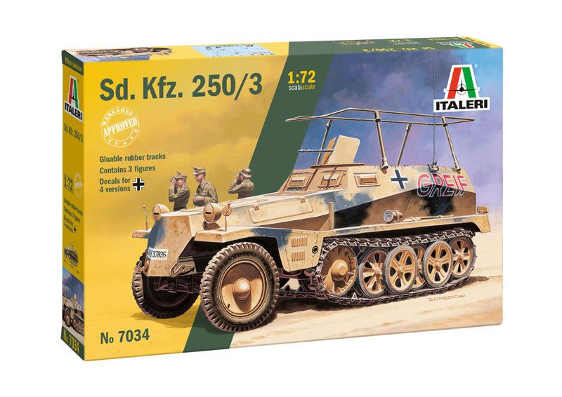 Italeri 7034 Сборная модель Sd. Kfz. 250/3 1:72 #1