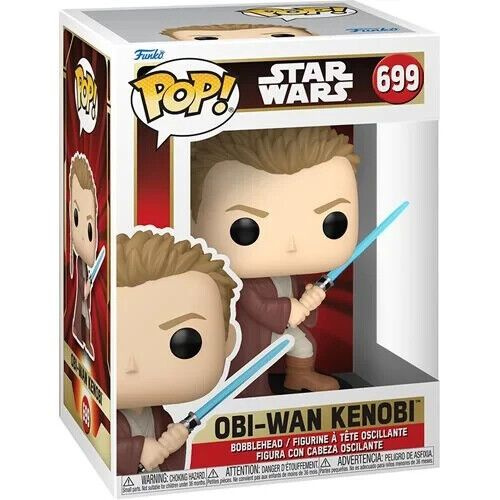 Фигурка Funko Pop! Star Wars: Obi-Wan Kenobi (Фанко Поп Оби-Ван Кеноби из фильма Звёздные войны)  #1