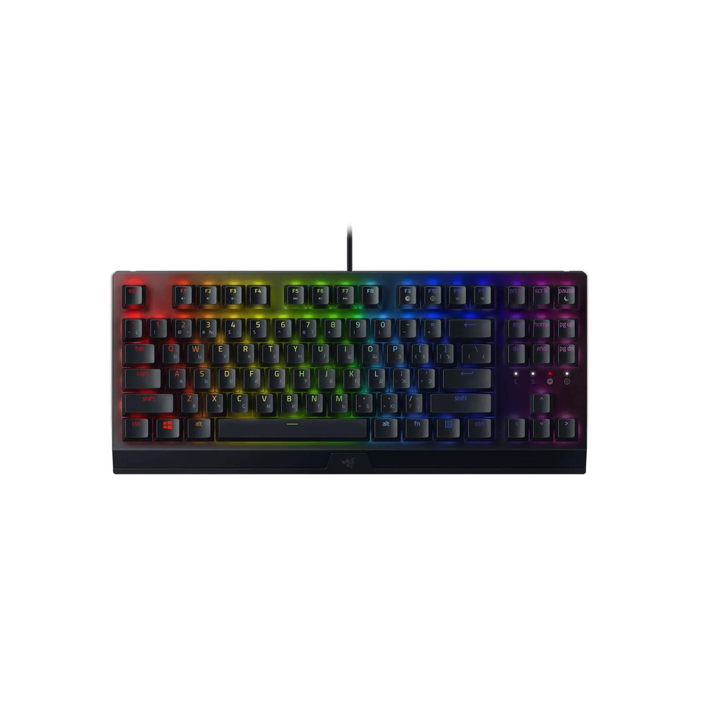 Клавиатура для компьютера игровая Razer проводная, USB, RGB, TKL, черный (RZ03-03490700-R3R1)  #1