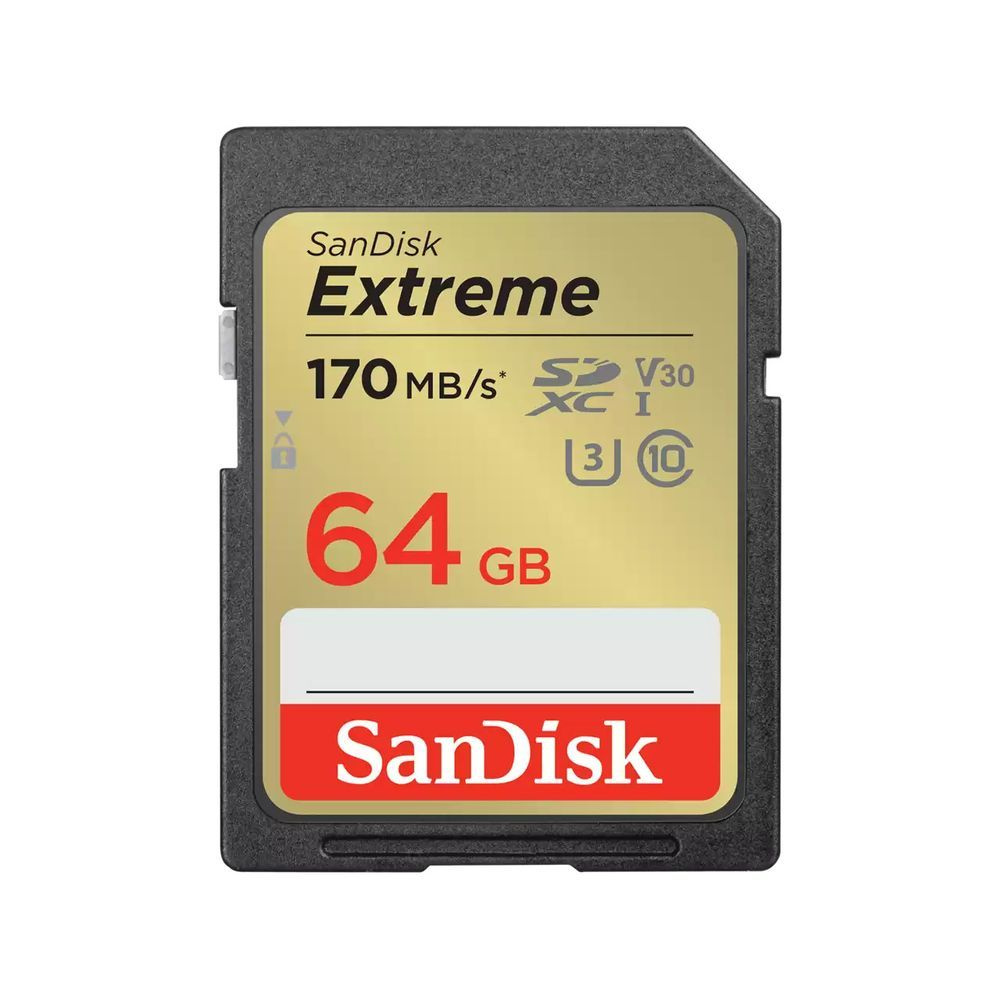 Карта памяти SanDisk SD 64GB Extreme UHS I (SDSDXV2-064G-GNCIN) #1