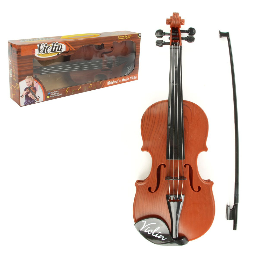 Скрипка, Veld Co / Детский музыкальный инструмент / Игрушечная скрипка  #1