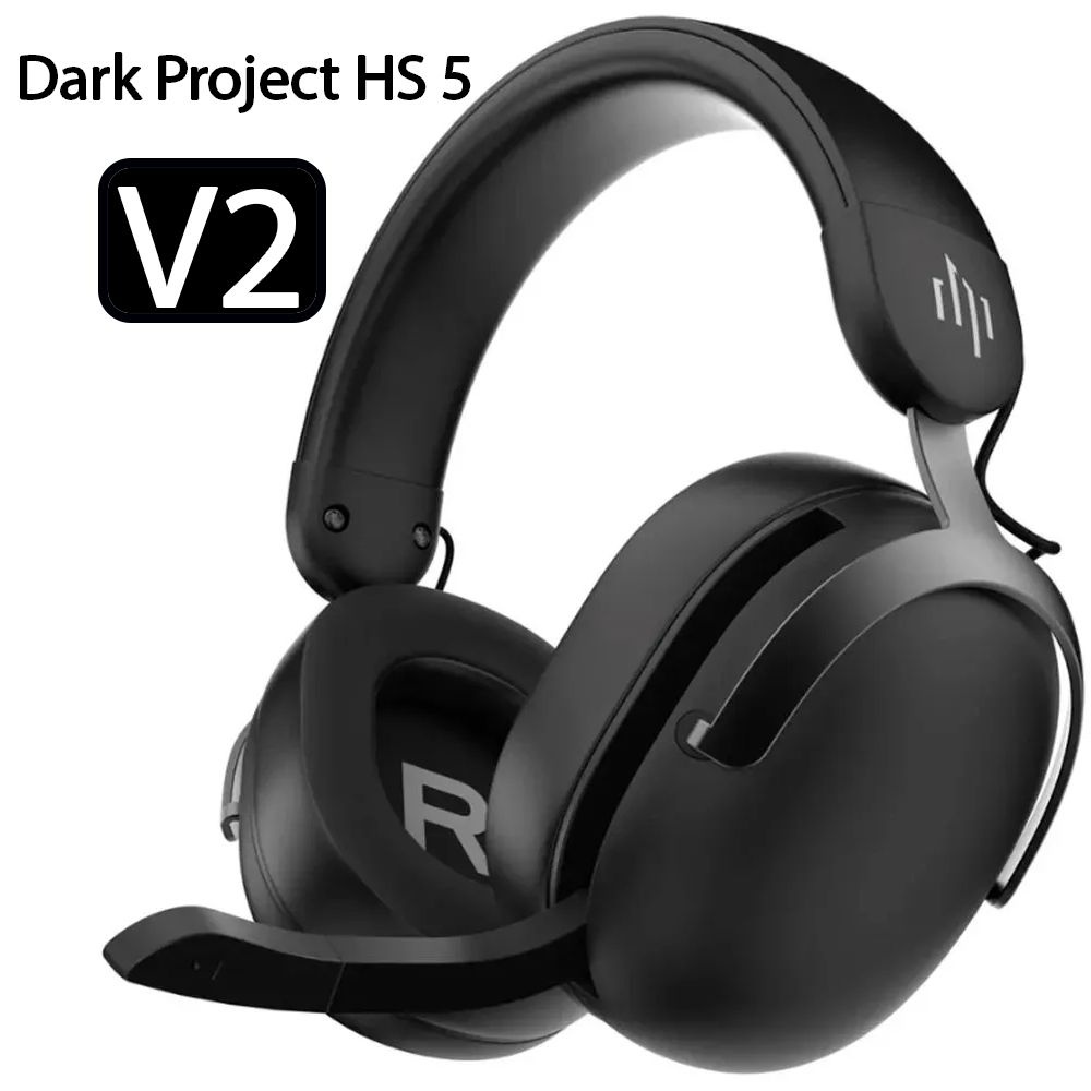 Игровые наушники Дарк Проджект HS-5 V2 черный Bluetooth #1