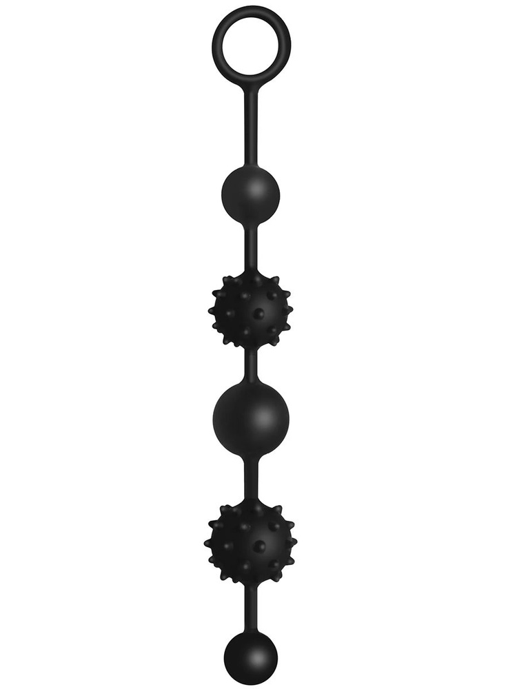 Dream Toys Анальный стимулятор, цвет:черный, Без вибрации, 40.5см  #1