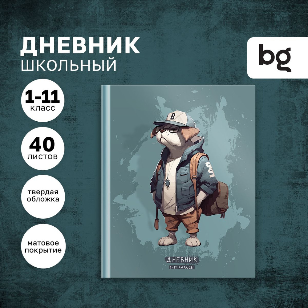 Дневник школьный BG 1 4 класс и 5 11 класс для мальчика #1