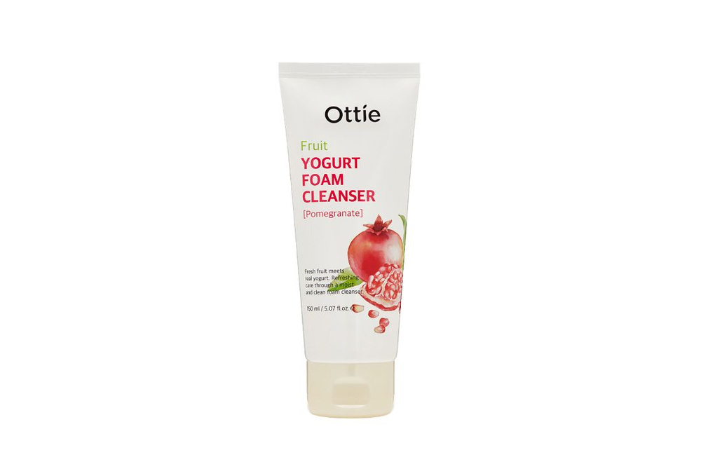 Очищающая пенка для лица Ottie Fruit Yogurt Foam Cleanser Pomegranate #1