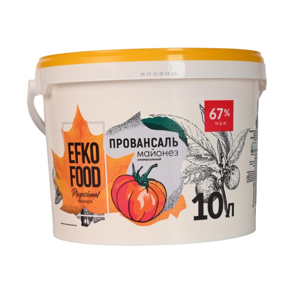 Майонез Efko Food Professional 67%, 10л #1