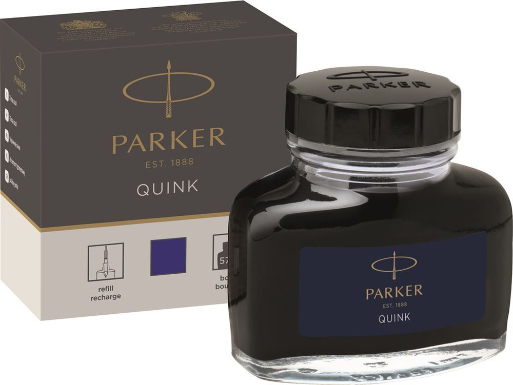 Чернила Parker Bottle Quink для Z13 синие (1950376, S0037470) #1