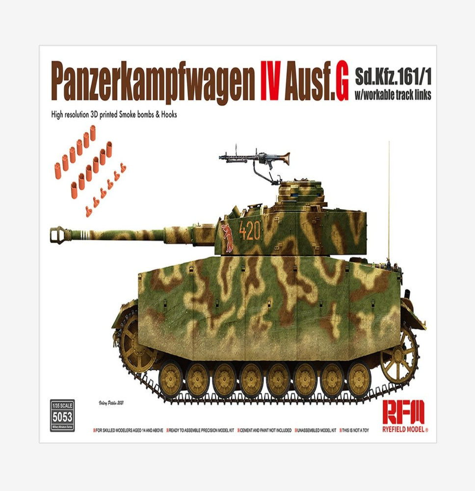 Rye Field RFM 5053 1/35 Panzerkampfwagen & RFM 2009 Модель танка #1