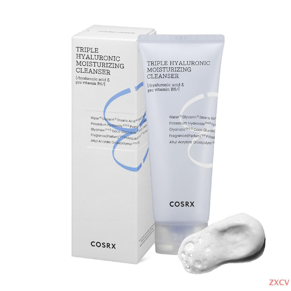 Пенка для умывания Cosrx Hydrium Triple Hyaluronic Moisture Cleanser #1