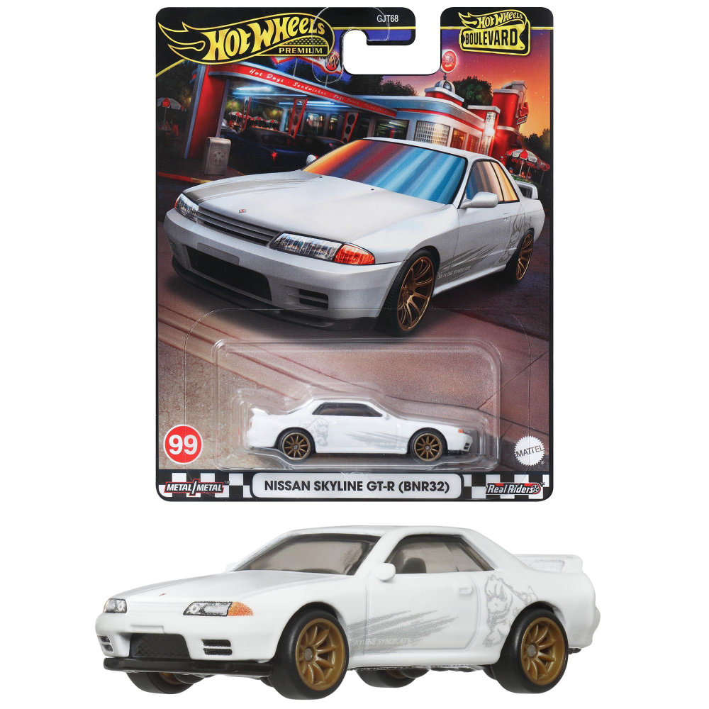 Машинка Mattel Hot Wheels Premium GJT68 Nissan Skyline Gt-r (Bnr32) #1