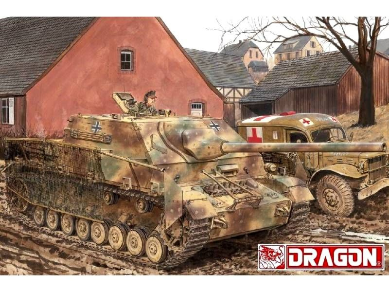 Склеиваемая пластиковая модель Dragon Немецкая САУ Pz.Kpfw.IV L/70(A), 2 in 1. Масштаб 1:35  #1