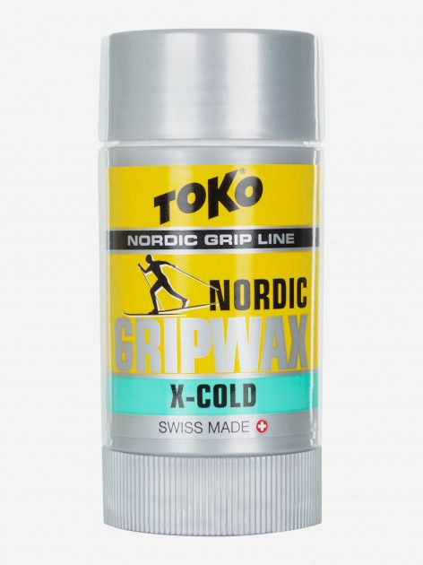 Мазь для лыж TOKO Nordic GripWax X-Cold серебряный #1