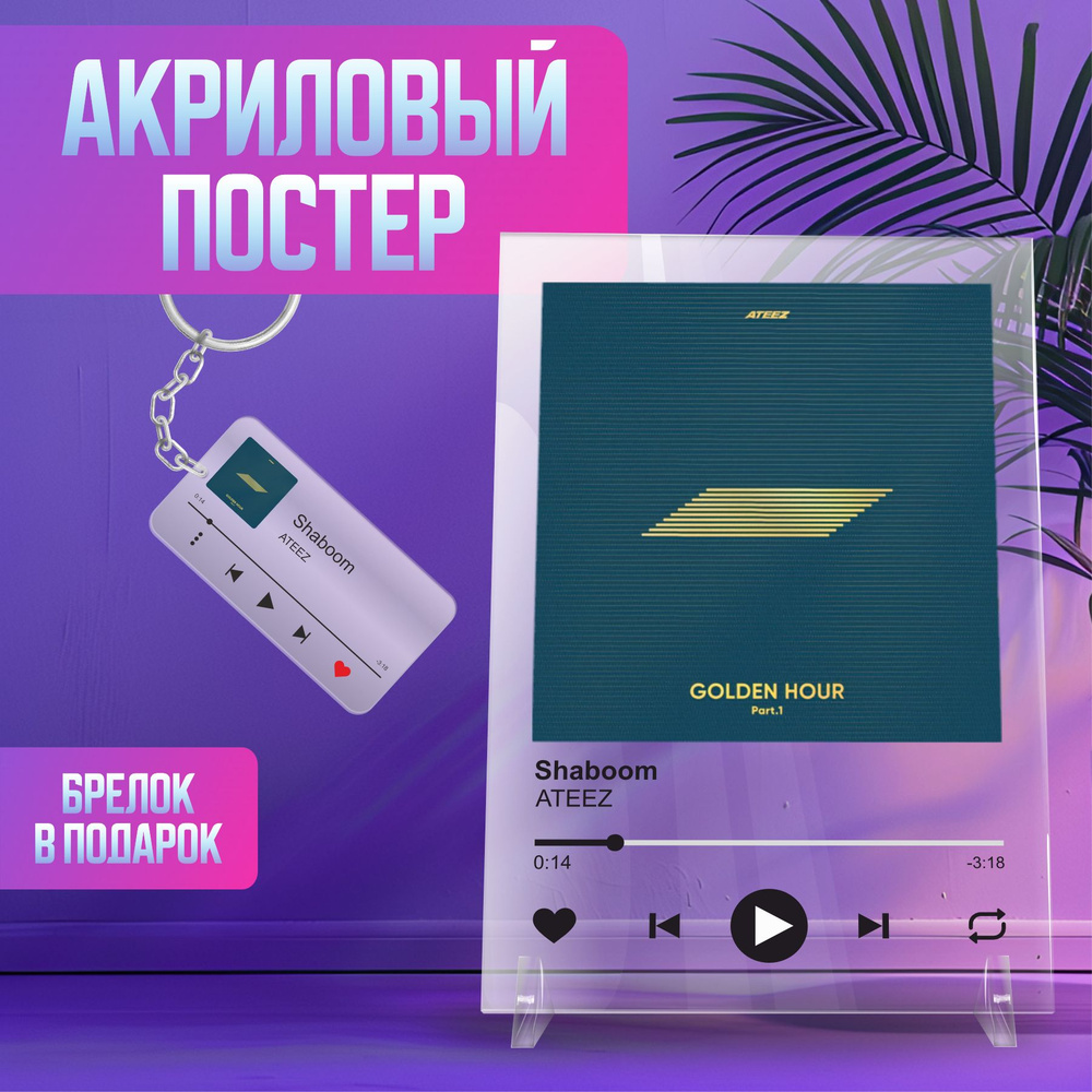 Spotify Спотифай постер интерьерный ATEEZ - Shaboom #1