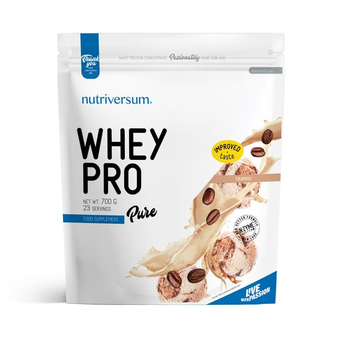 Nutriversum Whey Pro, Протеин сывороточный Нутриверсум 700 г со вкусом Тирамису  #1