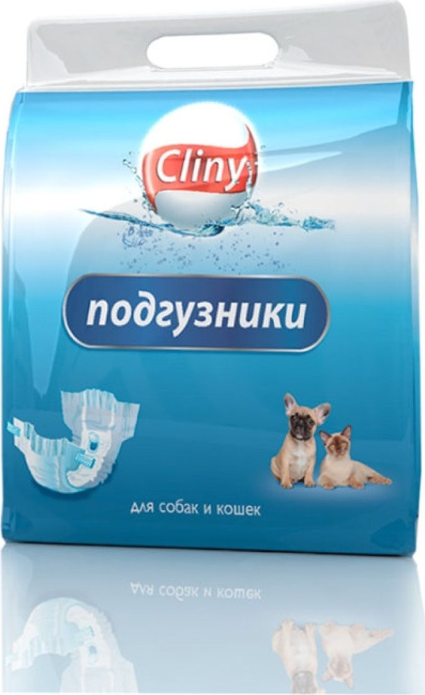 Подгузники Cliny / Клини для собак и кошек, размер XXL, для животных весом 25-40кг, в упаковке 1шт. / #1