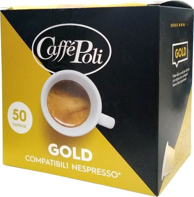 Итальянский кофе в капсулах Caffe Poli Nespresso Gold,50шт. Произведено в Италии.  #1