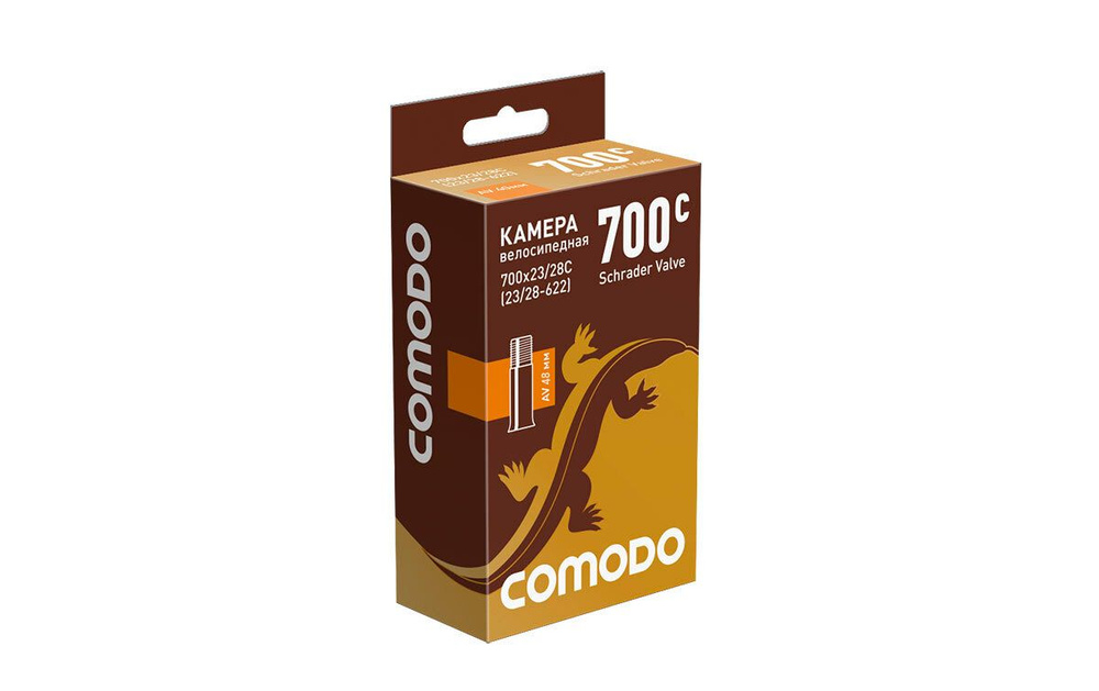 Камера COMODO 700 x 23/28C (23/28 - 622) AV бутиловая #1