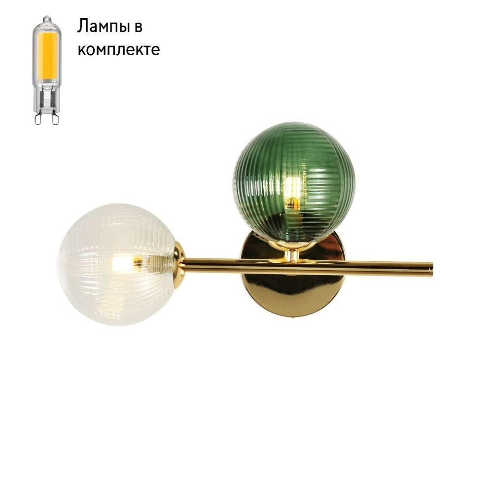 Светильник на стену с Led лампочками в комплекте F-Promo 4035-2W+Lamps  #1