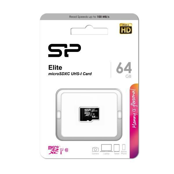 Карта памяти Silicon Power microSDXC 64GB Elite #1