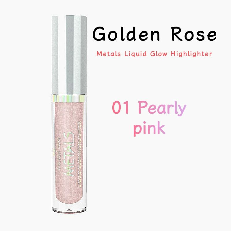 GOLDEN ROSE Жидкий хайлайтер Metals Liquid Glow Highlighter #1