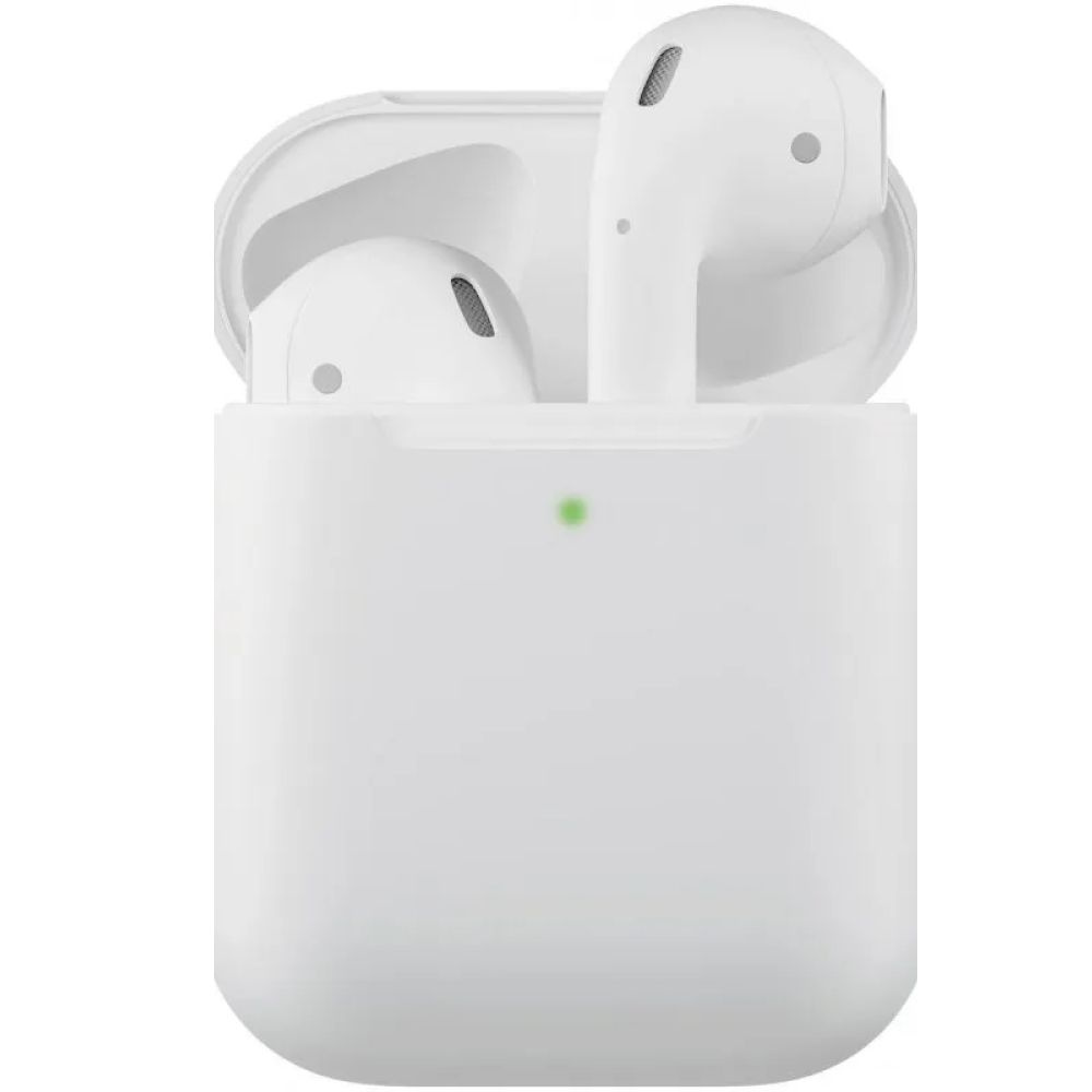 Чехол для наушников AirPods 1/2, матовый полупрозрачный #1