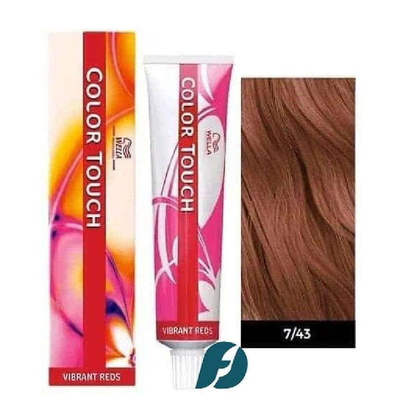 Wella Professionals Color Touch 7/43 интенсивное тонирование для волос - Красный тициан, 60мл  #1