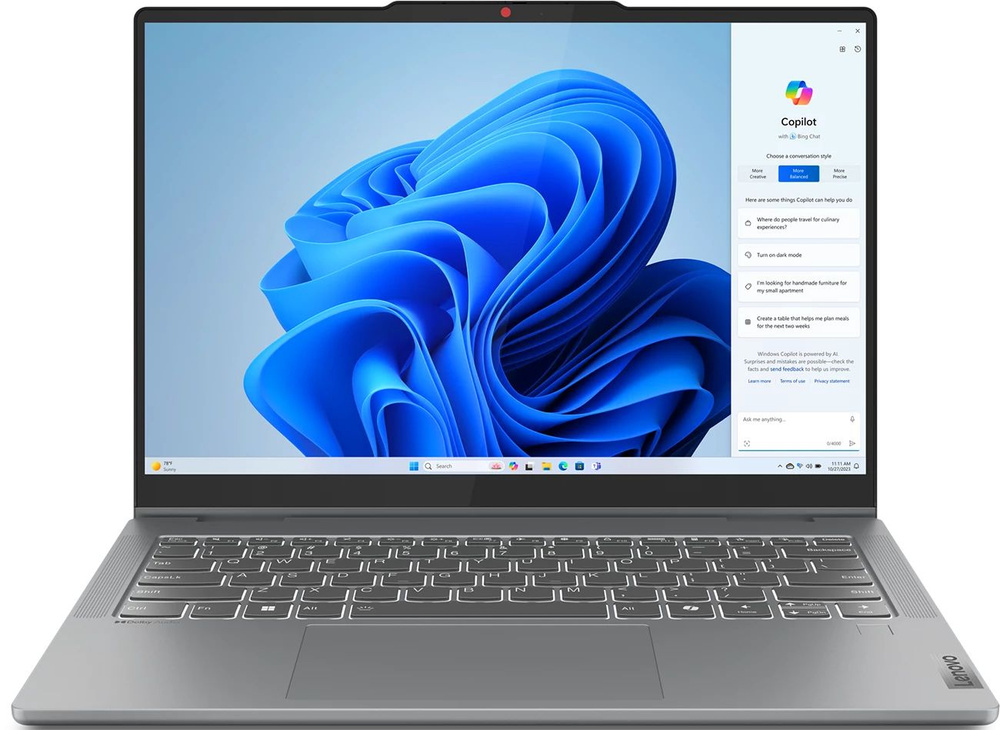 Lenovo IdeaPad 5 2-in-1 16AHP9 Ноутбук 16", AMD Ryzen 7 8845HS, RAM 16 ГБ, SSD 512 ГБ, AMD Radeon 780M, #1