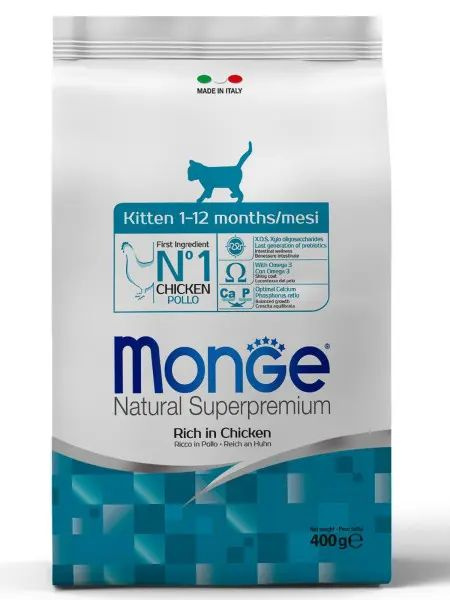 Monge Kitten сухой корм для котят с курицей 400 г #1