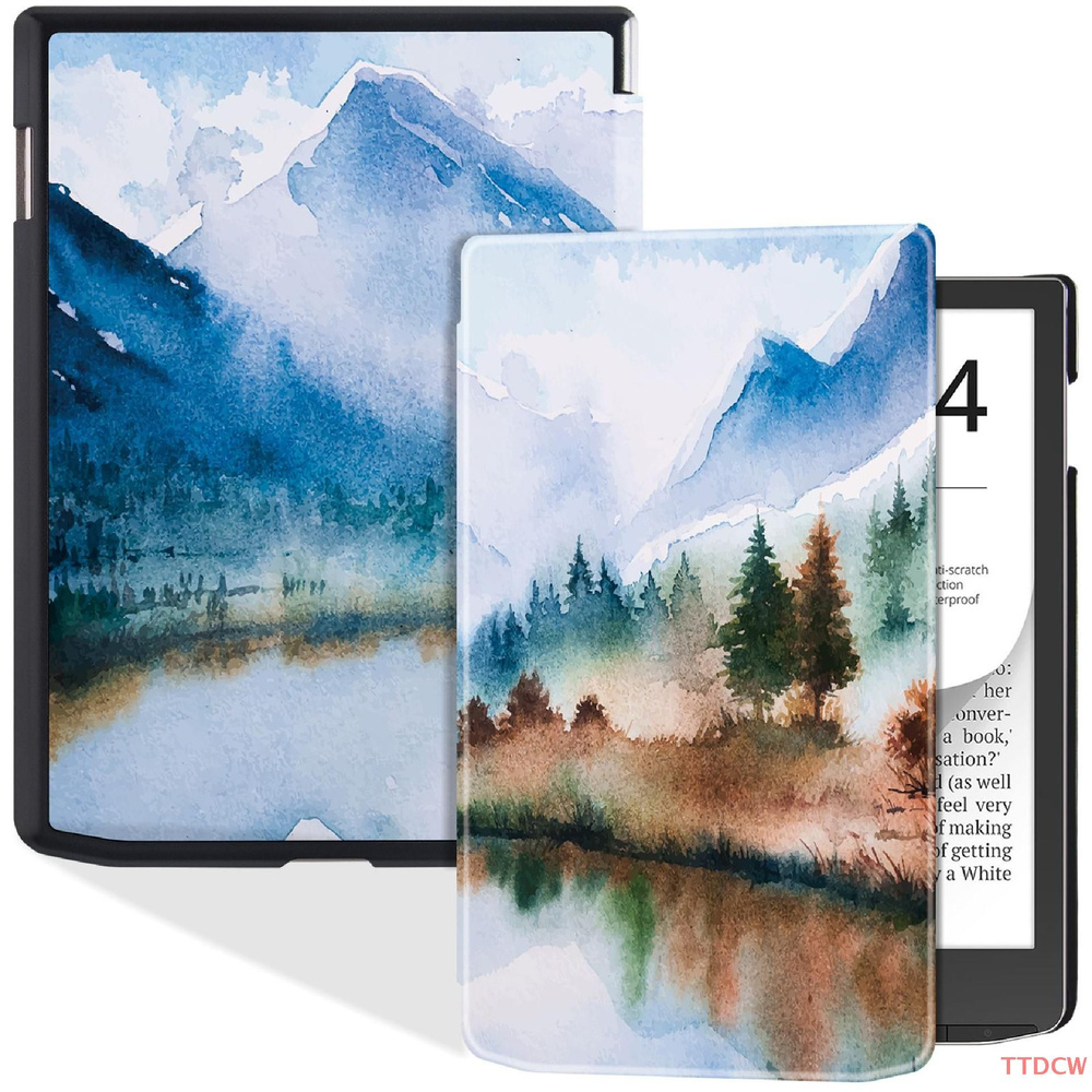 Кожаные чехлы для 7,8 - дюймового Pocketbook 743C Inkpad Color 2 / Inkpad Color 3 - PU с функцией автоматического #1