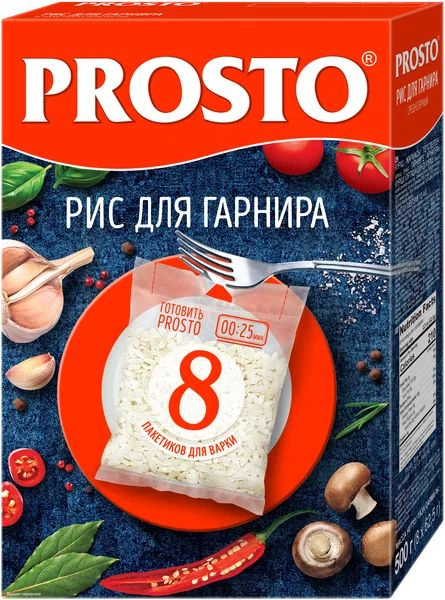 Рис Для гарнира ТМ "PROSTO" 500 гр. 9 пачек #1