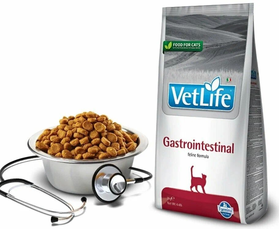 Сухой корм для кошек Farmina VetLife Gastrointestinal при заболеваниях желудочно-кишечного тракта 2кг #1