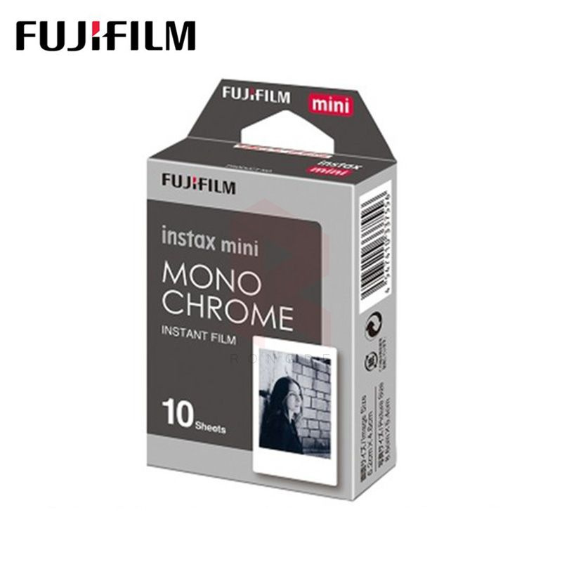 Картридж для фото Fujifilm Instax Mini MONOCHROME, инстакс мини фотобумага 10 снимков  #1