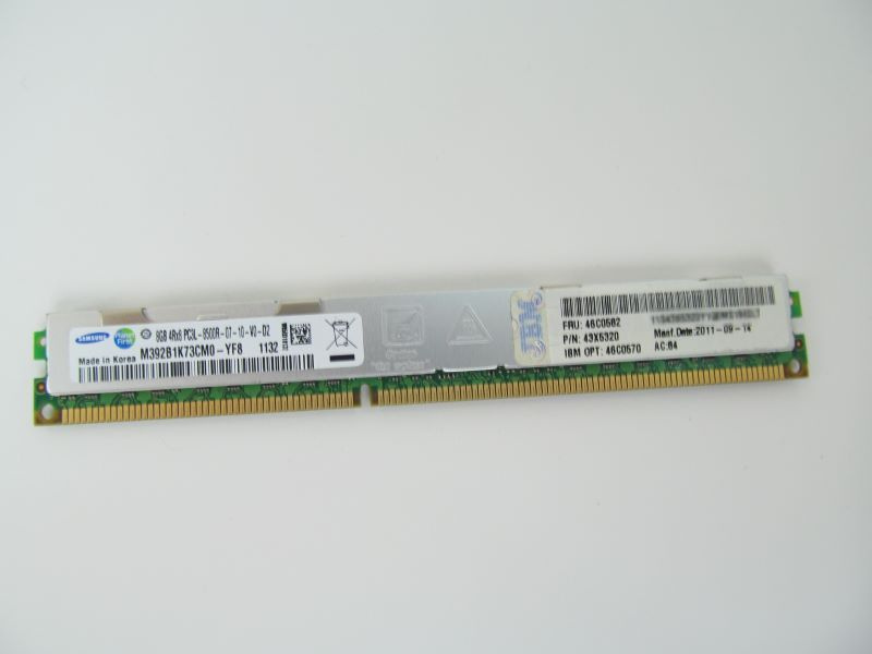 IBM Оперативная память серверная DDR3 8GB 1066MHz PC3L-8500R ECC REG 4RX8 RDIMM IBM 43X5320 1x8 ГБ (43X5320) #1