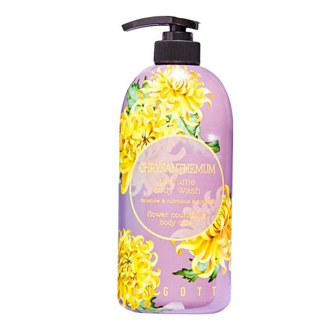 Jigott Парфюмированный гель для душа Chrysanthemum Perfume Body Wash, с экстрактом хризантемы, 750 мл #1