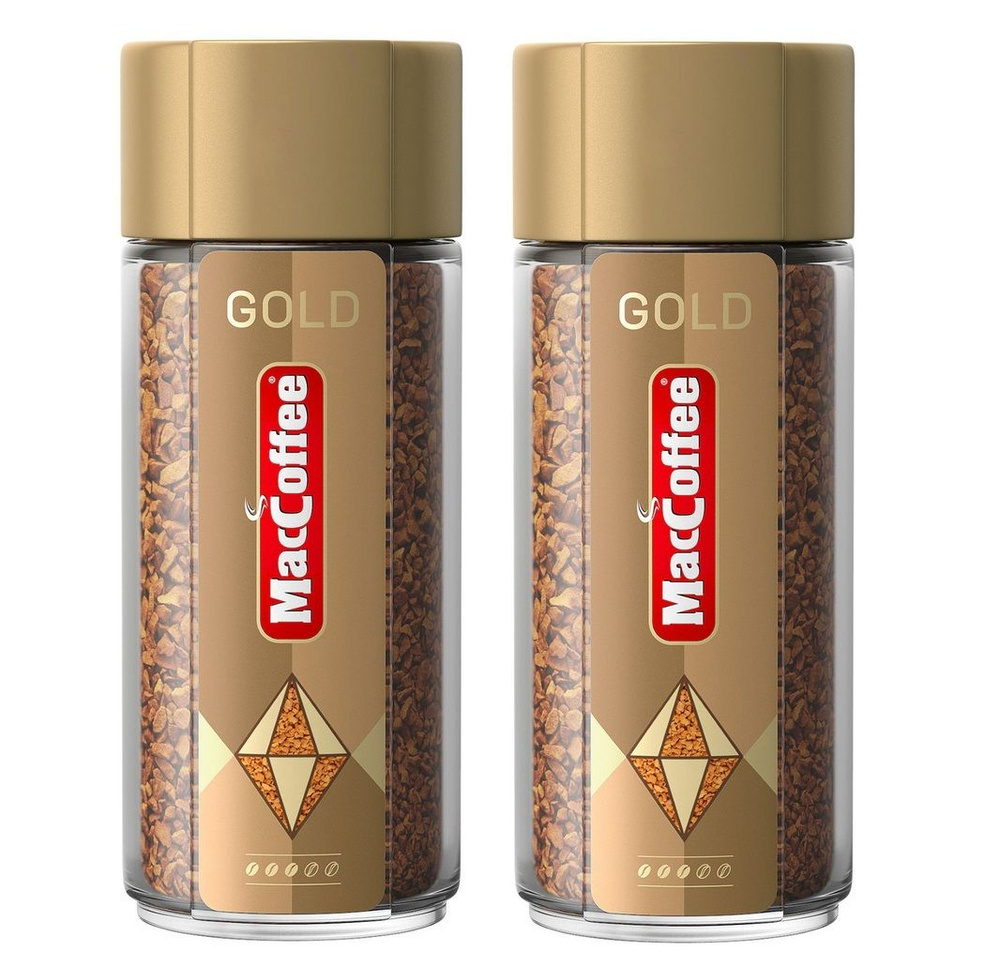 Кофе MacCoffe "GOLD" сублимированный растворимый 100г * 2 банки #1