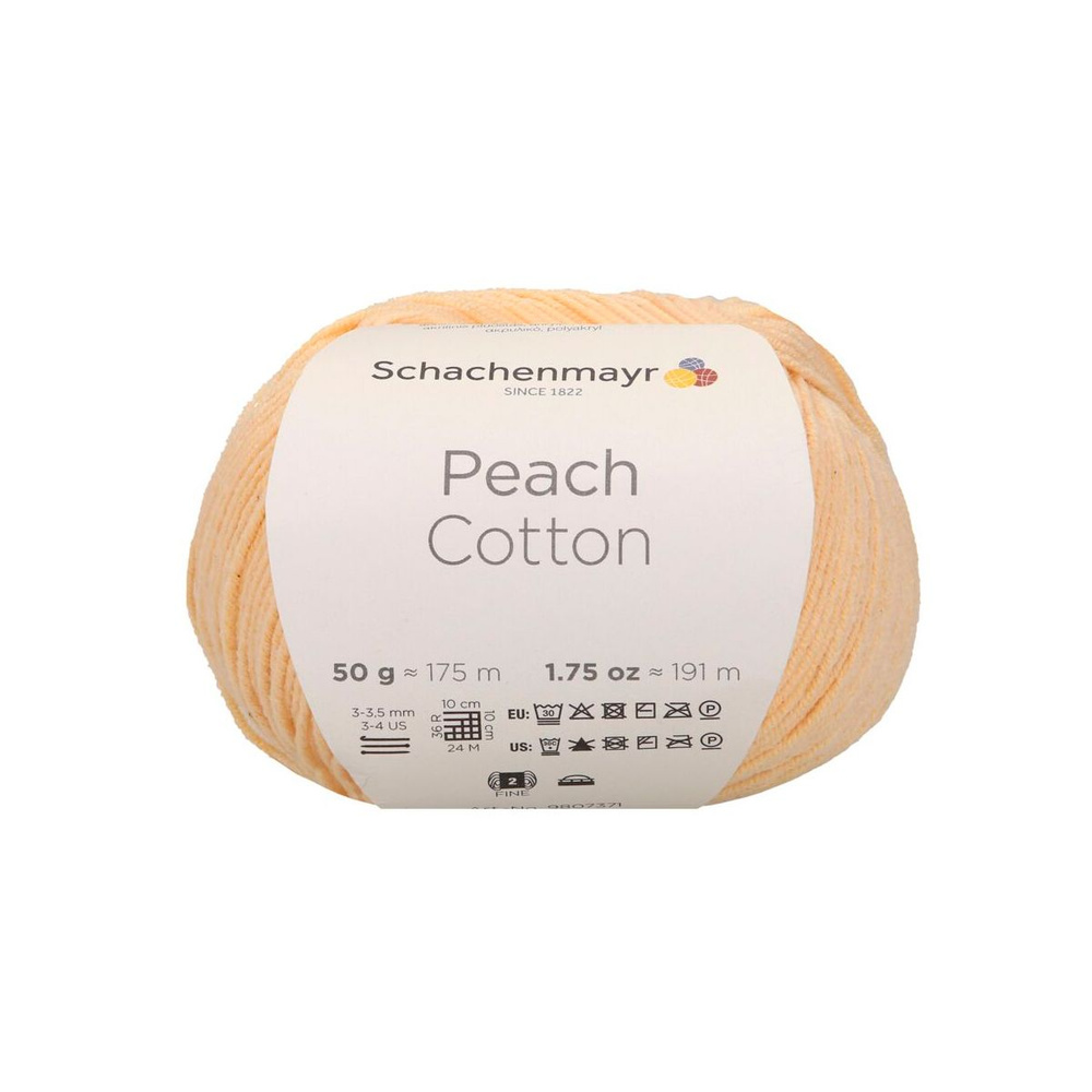 Peach Cotton /Пич Коттон/ пряжа Schachenmayr Originals (60% хлопок, 40% акрил), 50г/175м, арт. 9807371 #1