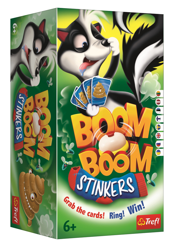 Настольная игра Trefl Boom Boom. Stinkers (Бум Бум. Вонючки), арт.02005  #1