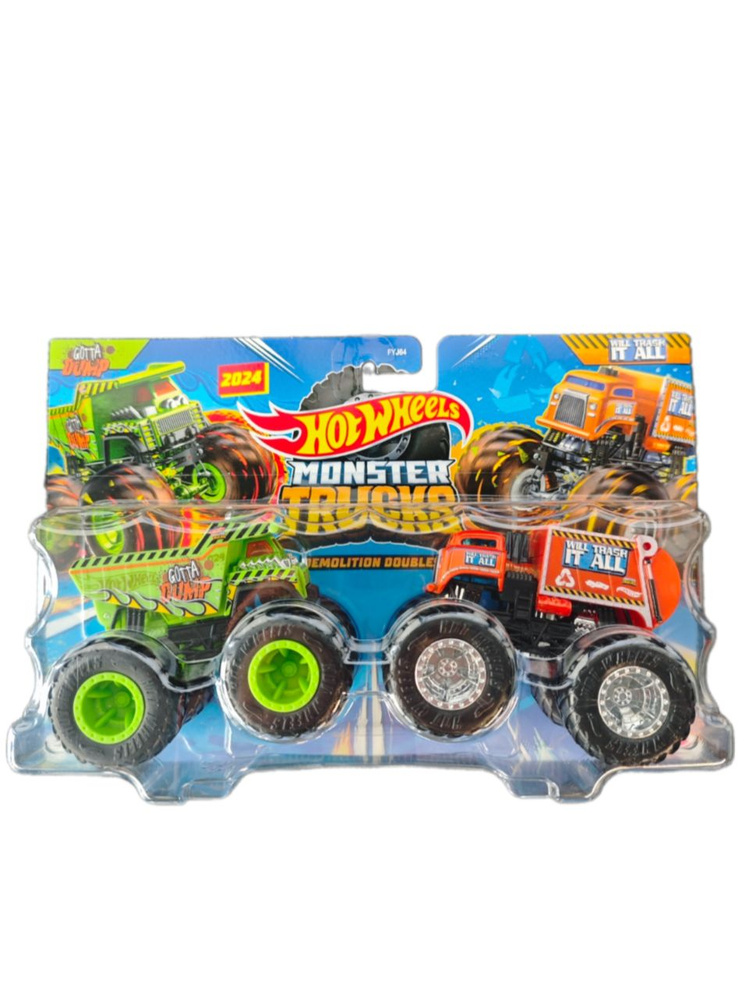 Машинка Хот Вилс монстр трак / Hot Wheels Monster Trucks HWN52 FYJ64 #1