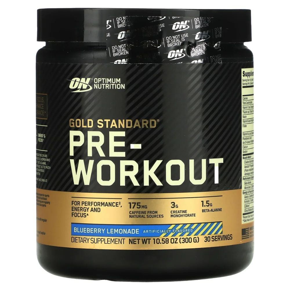 Optimum Nutrition Pre-Workout Голубика-Лимонад 300 г #1