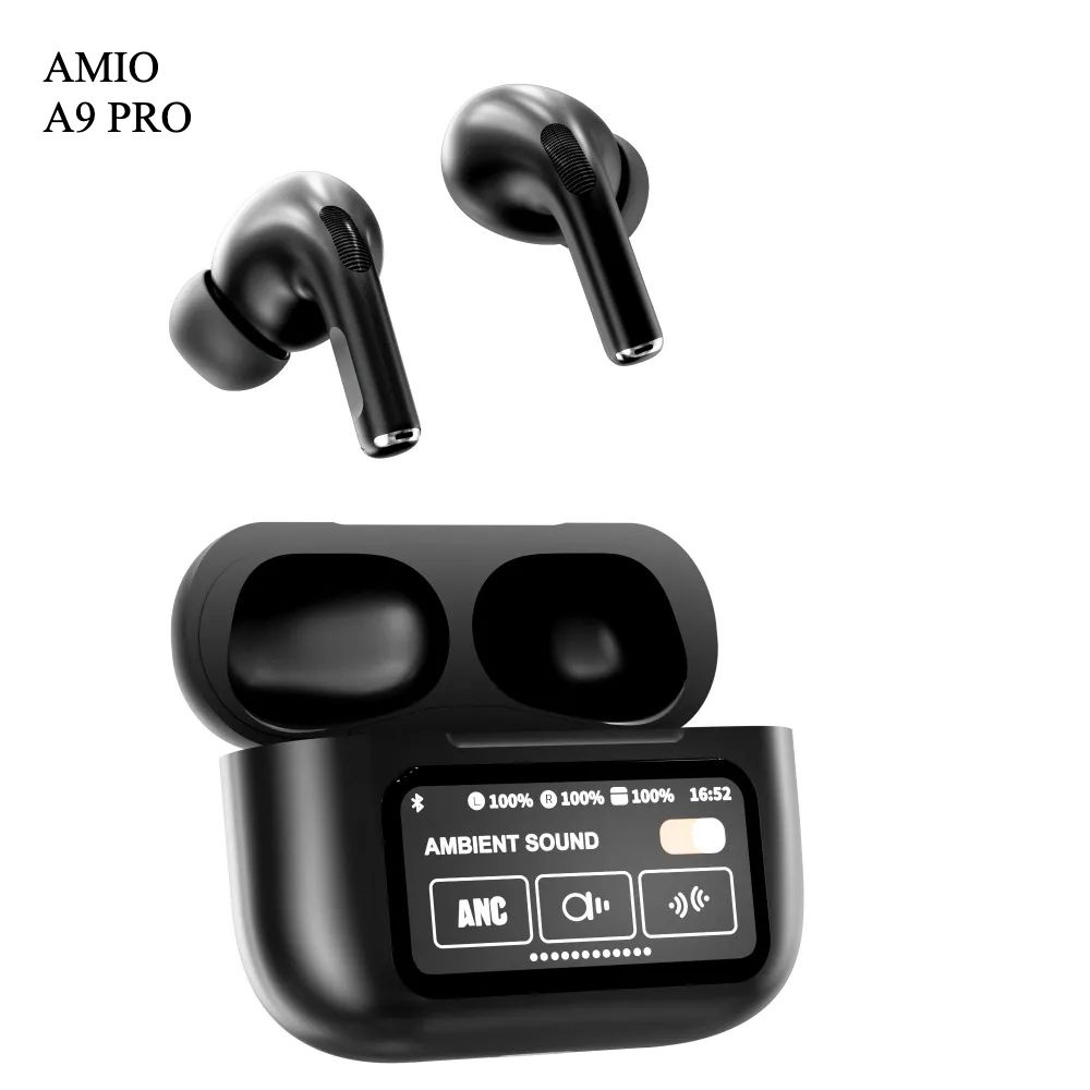 Наушники беспроводные с микрофоном 1More True Wireless ANC In-Ear, Bluetooth, USB Type-C, шоколадный #1