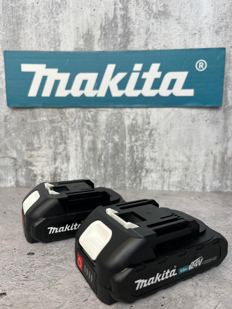 Набор аккумуляторов Makita - 2 шт. 24V 6.0 Ач для аккумуляторных инструментов серии LXT,BL,BML,DHR,SK,DDF,DF,DFT #1