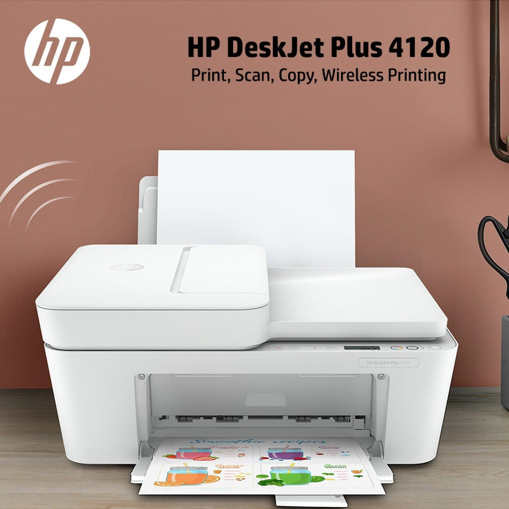 HP МФУ Струйное DeskJet Plus 4120 , белый #1